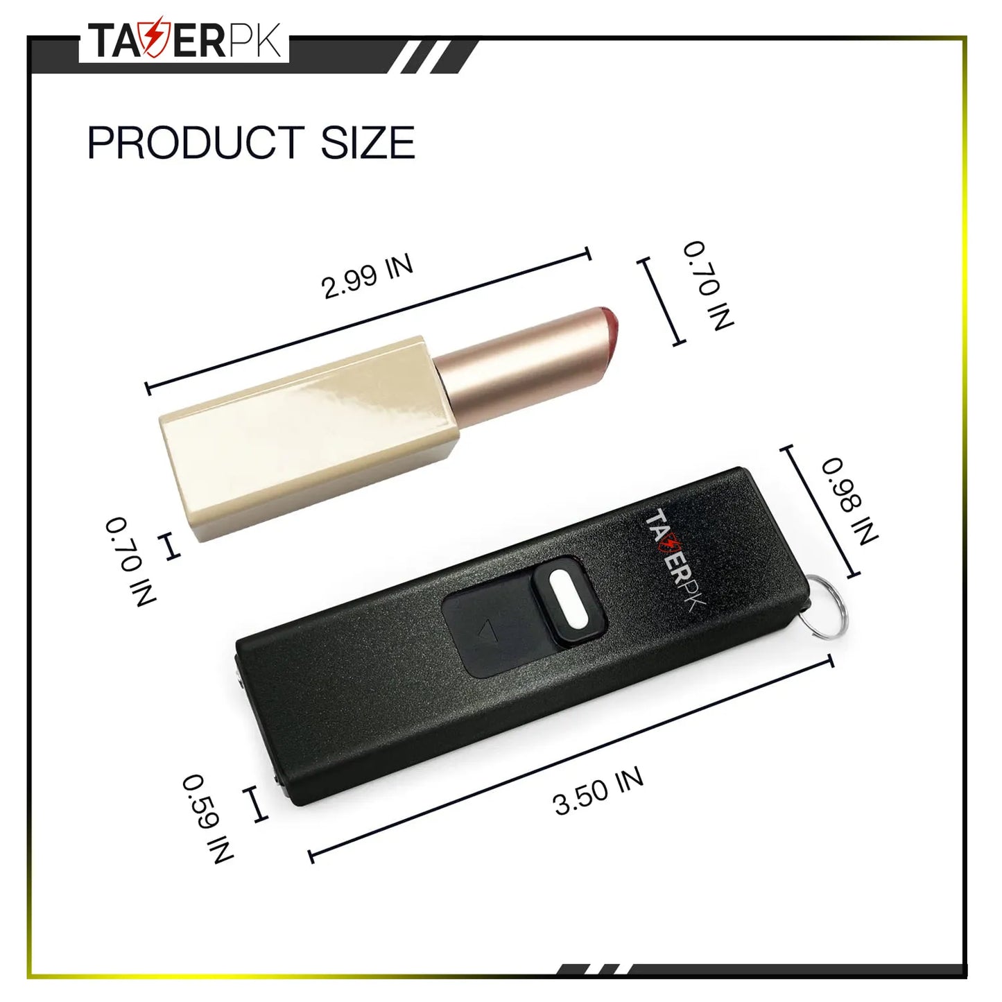 Taser TS-1502 – 36 Billion Heavy Duty Stun Gun – Rechargeable with LED Flashlight