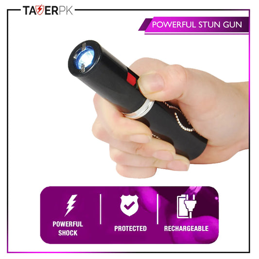 Taser TS-1101 36 Billion Volt Lipstick Stun Gun Flashlight – Rechargeable Battery