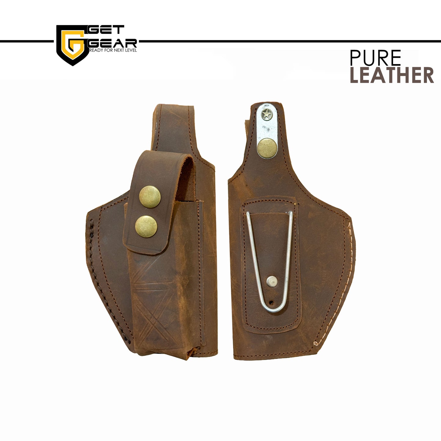 Cut Style Belt Leather Pure Holster