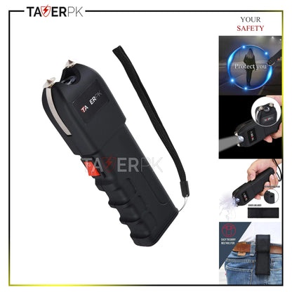 Taser TS-989- 36 Billion Heavy Duty Stun Gun – Rechargeable with LED Flashlight